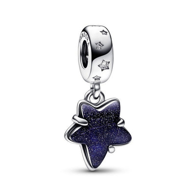 Pendente Donna Pandora Stella Blu Vetro di Murano - 792368C01 - Gioielleria De Patto