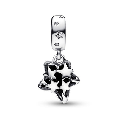 Pendente Donna Pandora Stella Blu Vetro di Murano - 792368C01 - Gioielleria De Patto