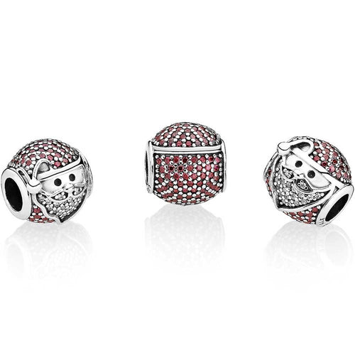 Charm Donna Pandora Babbo Natale Scintillante - 796385CZR