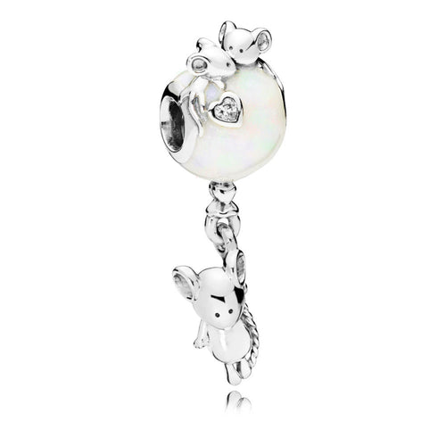 Charm Donna Pandora Topino con Palloncino - 797240EN23 - Gioielleria De Patto