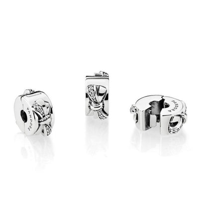 Charm Donna Pandora Fiocco Luminoso - 797304CZ - Gioielleria De Patto