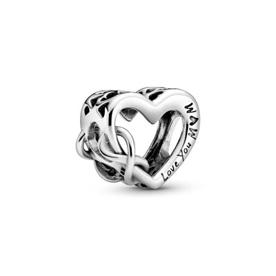 Charm Donna Pandora Openwork Cuore "Ti amo Mamma" - 798825C00 - Gioielleria De Patto