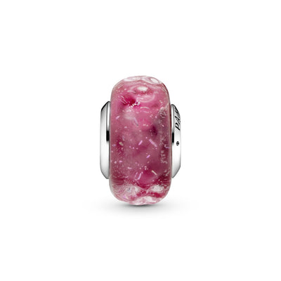 Charm Donna Pandora Vetro di Murano Fantasia Rosa - 798872C00 - Gioielleria De Patto