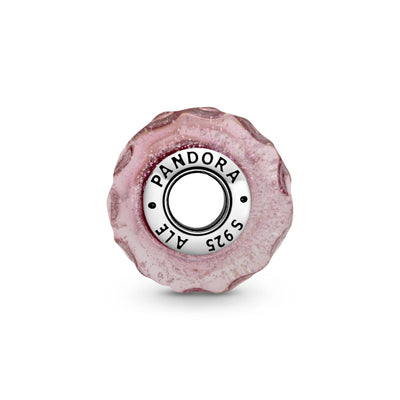 Charm Donna Pandora Vetro di Murano Fantasia Rosa - 798872C00 - Gioielleria De Patto