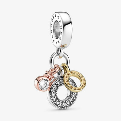 Pendente Donna Pandora Tris Luminoso - 799044C01 - Gioielleria De Patto