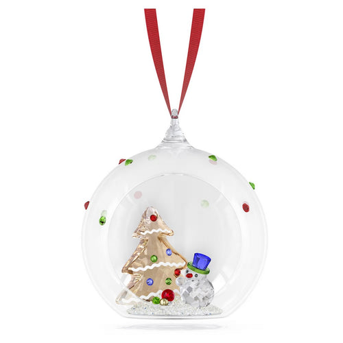 Swarovski Holiday Cheers Decorazione Pallina Albero e Pupazzo di Neve - 5701509