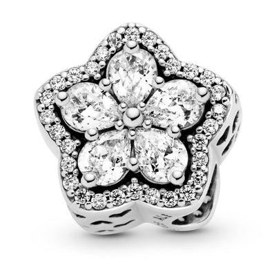 Charm Donna Pandora Fiocco di Neve - 799224C01 - Gioielleria De Patto