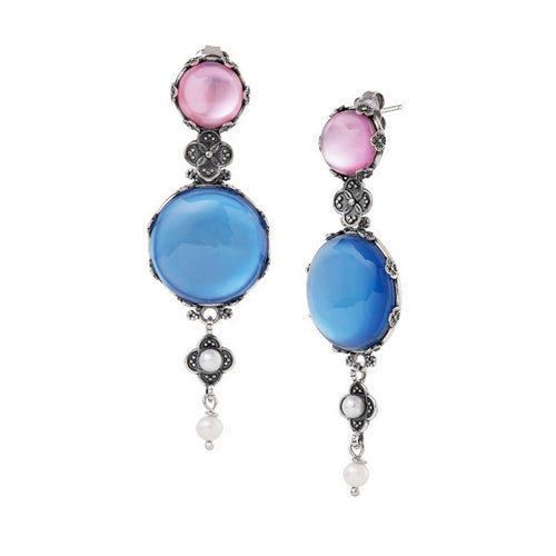 Orecchini Donna Gerardo Sacco ninfea chiusa - 27932rablu