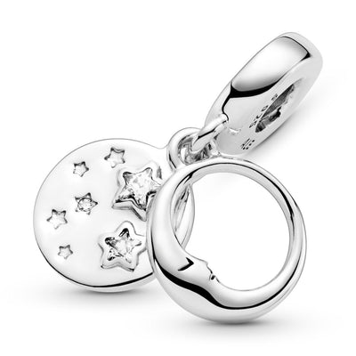 Pendente Donna Pandora Luna e Stelle - 799242C01 - Gioielleria De Patto