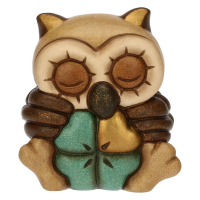Thun Mini gufo Lucky portafortuna in ceramica - T10503272H90