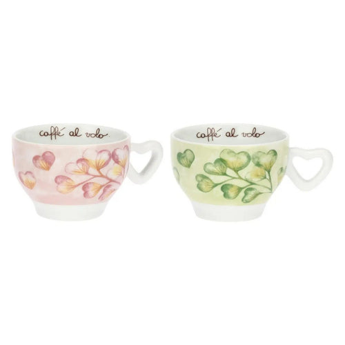 Thun Set 2 tazze cappuccino Cuori in fiore - T11042654P00