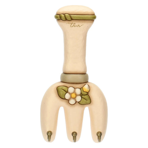 Thun Appendichiavi 3 ganci in ceramica Country Bloom - T10829246H90