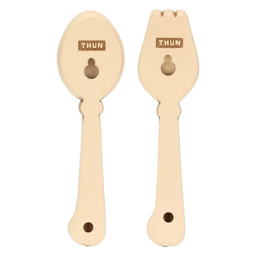 Thun Set cucchiaio e forchetta da parete in ceramica Country Bloom, piccolo - T10531250A91