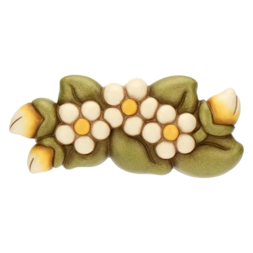 Thun Decorazione floreale da parete in ceramica Country Bloom - T10532250H90