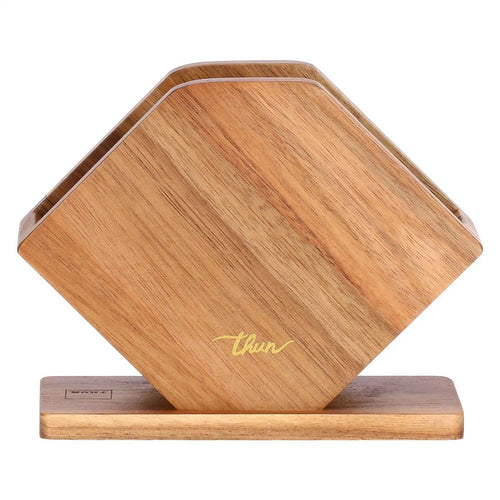 Thun Portatovaglioli in legno e ceramica Country Bloom - T10529335H90