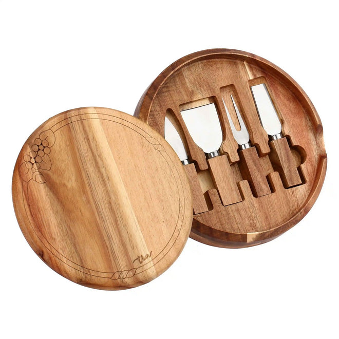 Thun Set tagliere con coltelli formaggio Country Bloom - T11329071P00