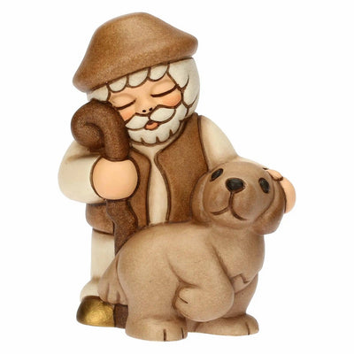 Thun Pastore con cane in ceramica Presepe Classico - T10387280A83