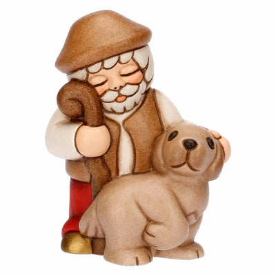 Thun Pastore con cane in ceramica Presepe Classico - T10387280A82