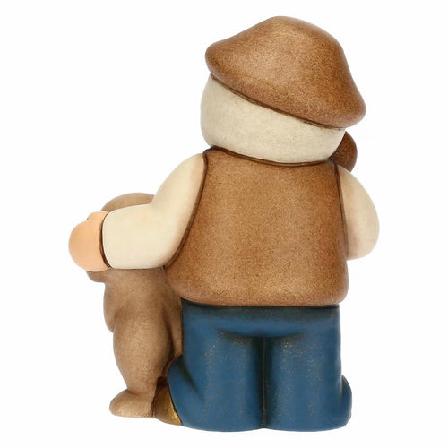 Thun Pastore con cane in ceramica Presepe Classico - T10387280A98