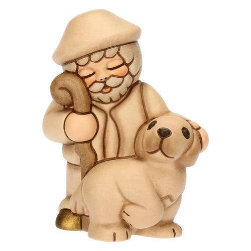 Thun Pastore con cane in ceramica Presepe Classico - T10387280B83