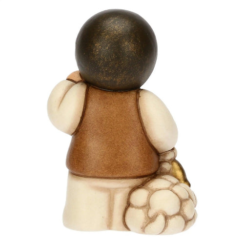 Thun Bimbo con lanterna in ceramica Presepe Classico - T10383280A83