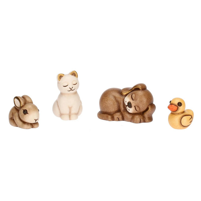 Thun Set animali dell'aia in ceramica Presepe Classico - T10382281A91