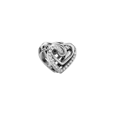 Charm Donna Pandora Cuori Intrecciati con Pietre - 799270C01