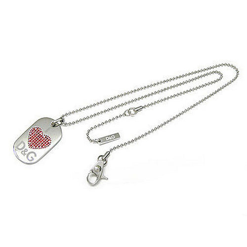 Collana D&G con piastra e cuore Swarovski - DJ0637
