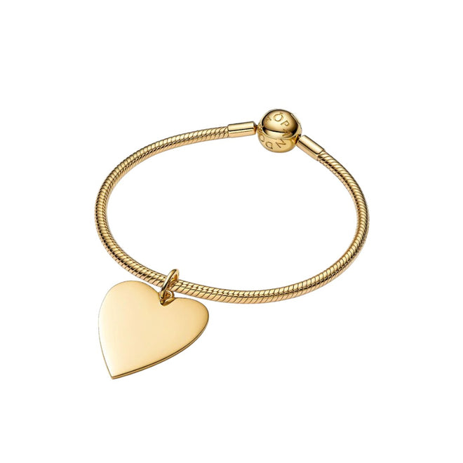 Pandora Collane Donna Pendente Cuore Grande da incidere - 364016C00