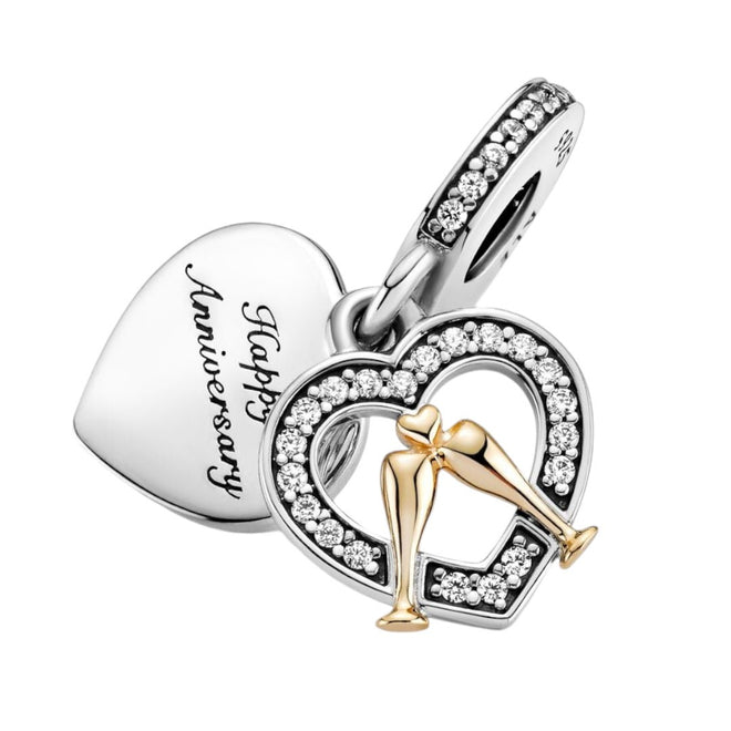 Charm Pendente Donna Pandora Buon Anniversario - 799322C01 - Gioielleria De Patto