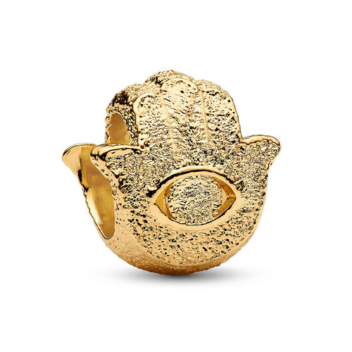 Charm Donna Pandora Mini Charm Mano di Fatima effetto diamantato - 764042C00