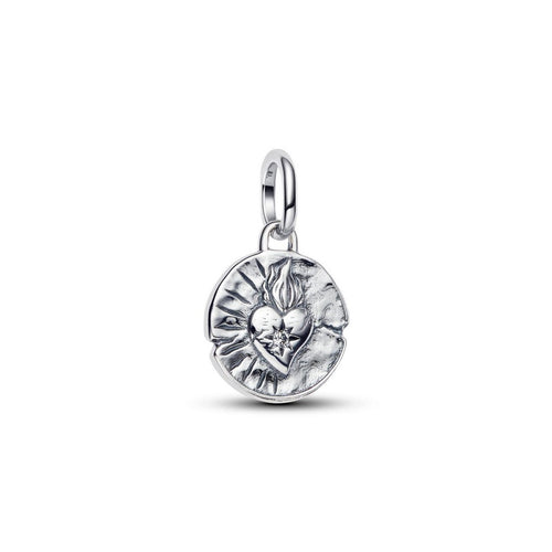Charm Donna Pandora Medallion Cuore Sacro "Amor Vincit Omnia" - 793975C01