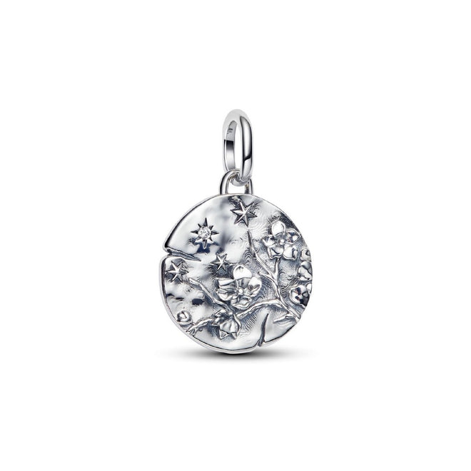 Charm Donna Pandora Medallion Fiore di Ciliegio "Vivat Floreat" - 794085C01