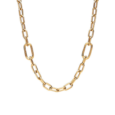 Collana Maglia Link Small Pandora ME Placcatura in Oro 14k - 369685c00-50