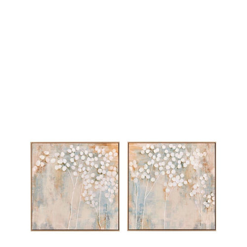 L'Oca Nera Quadro 80x80 con cornice - set 2 pz - 1Q271