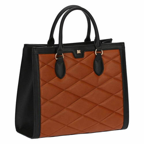 Thun Shopper trapuntata in ecopelle doppi manici - T10717347P00