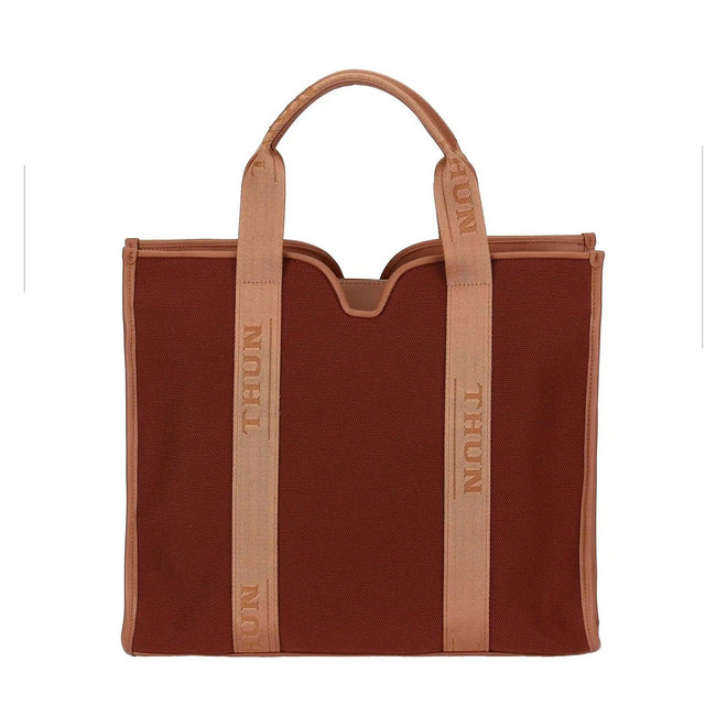 Thun Borsa shopping in ecopelle, piccola - T10263347P00