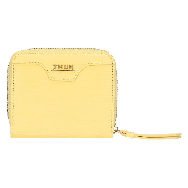 Thun Portafoglio in ecopelle piccolo, giallo - T10433340P00