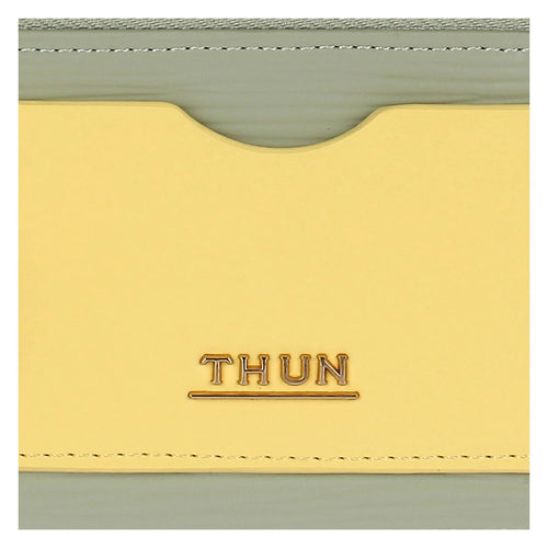 Thun Porta carte in ecopelle, bicolor - T10281346P00