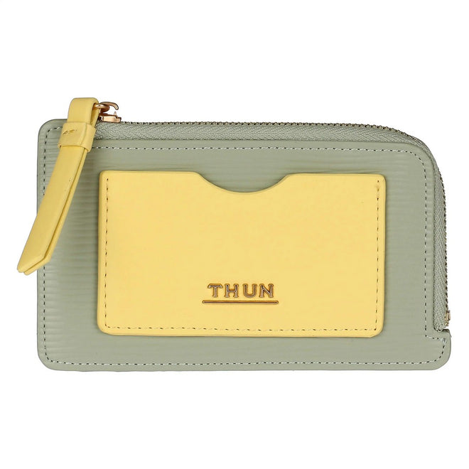 Thun Porta carte in ecopelle, bicolor - T10281346P00