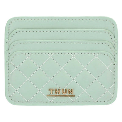 Thun Porta carte in ecopelle piccolo, verde - T10278346P00