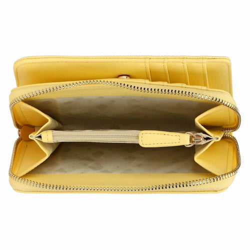 Thun Portafoglio in ecopelle medio, giallo - T10437340P00