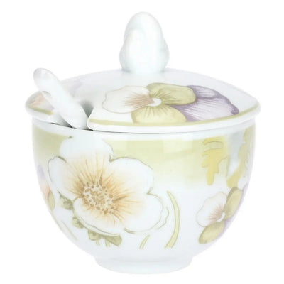 Thun Zuccheriera con cucchiaino in porcellana Bloom - T10678007P00