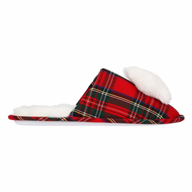 Thun Pantofole in tartan con stella, 40-41 - T10751642P00