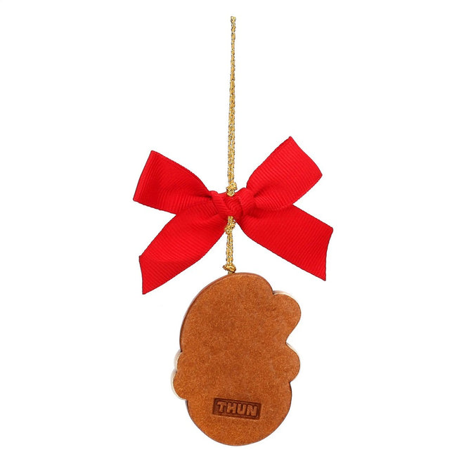 Thun Addobbo natalizio testa omino pan di zenzero Pepi in ceramica, piccolo - T10397254A82