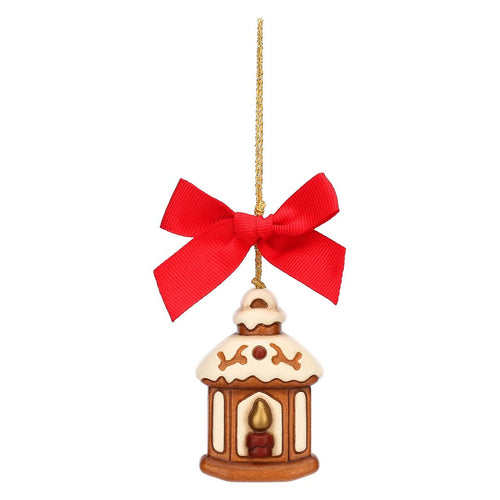 Thun Addobbo natalizio lanterna in ceramica, piccolo - T10402254A82