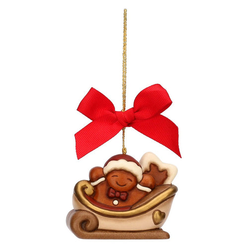 Thun Addobbo natalizio slitta componibile in ceramica, grande - T10388256A82