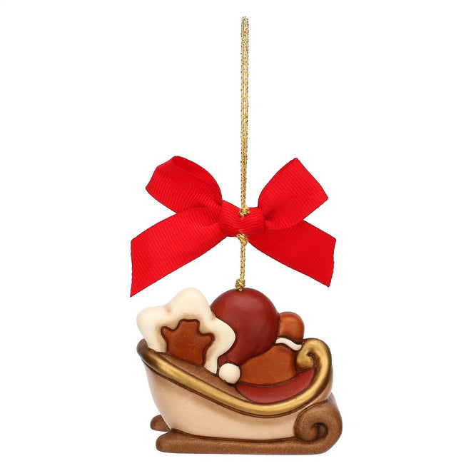 Thun Addobbo natalizio slitta componibile in ceramica, grande - T10388256A82