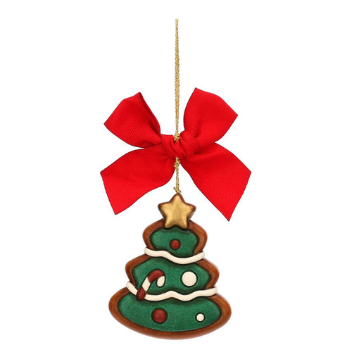 Thun Addobbo natalizio albero di Natale in ceramica, grande - T10494256A82