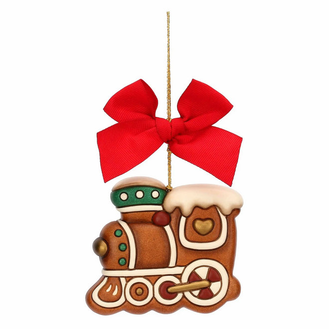 Thun Addobbo natalizio trenino in ceramica, maxi - T10395257A82